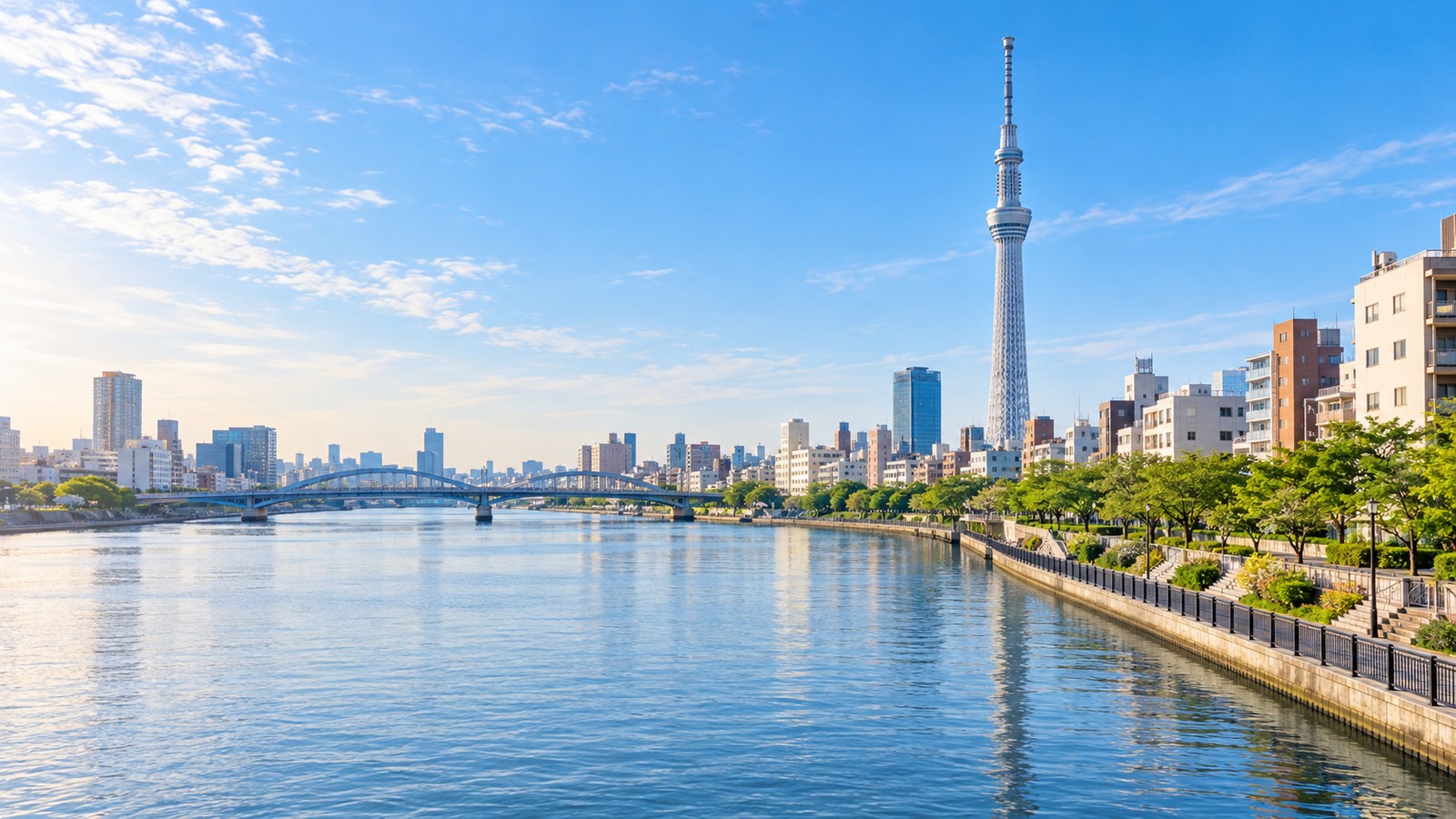 Sumida River and Tokyo Skytree